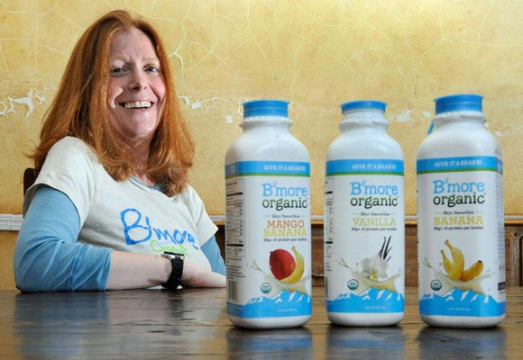 JEN BUERGER, FOUNDER OF B'MORE ORGANIC SKYR SMOOTHIES / PHOTO BY STEVE RUARK