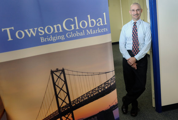 Clay Hickson, executive director of TowsonGlobal Business Incubator