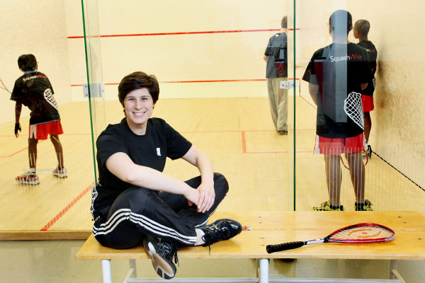 Abby Markoe, Executive Director of Baltimore Squash Wise. Photo by Arianne Teeple