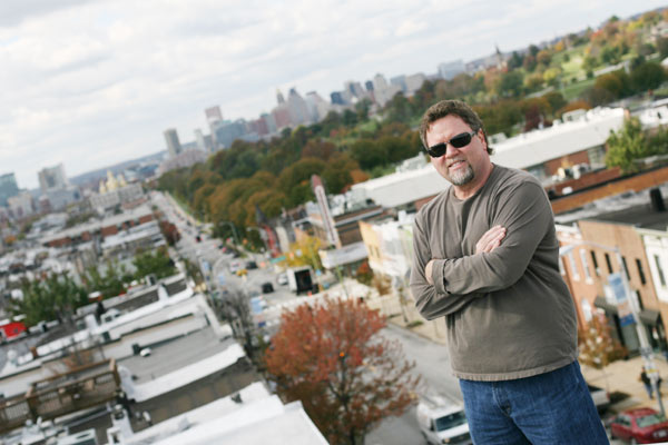 Developer Joseph Schultz in the Highlandtown neighborhood of Baltimore - Arianne Teeple